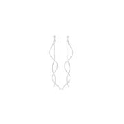 Tara Revolve Earring Rhodium Plating