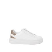 Hvide Beige Brun Sneakers til Kvinder