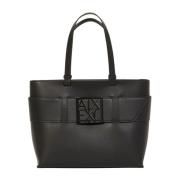 Medium Shopper Bag med Ton-i-Ton Monogram