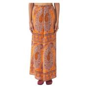 Print maxi nederdel Tajar