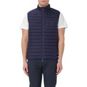 Blå Puffer Vest