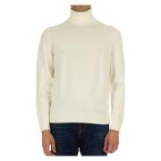 Supersoft uld turtleneck sweater creme