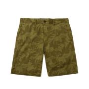 Grøn Printet Bermuda Shorts