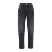 Antracit Denim Straight Leg Jeans