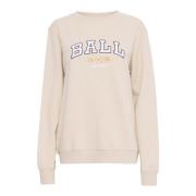 Beige Melange Sweatshirt