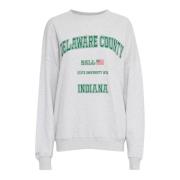 L. Smith Sweatshirt Hvid Melange