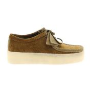Velvet Lace-Up Wallabee Cup Sko