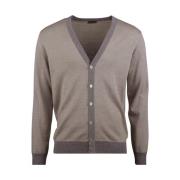 Stilfuld Beige Cardigan til Kvinder