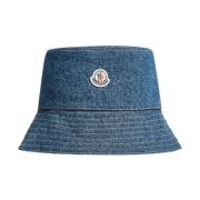 Denim Bucket Hat Casual Style