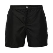 Signatur Stribe Badeshorts Sort