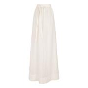 Linned Maxi Nederdel