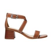 Ashton Mid Sandal Højhæls Sandaler