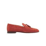 Rust Ruskind Tassel Loafers