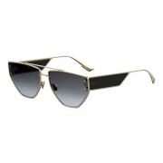Gold/Grey Brown Shaded Sunglasses