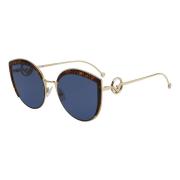 Gold Havana/Blue Sunglasses FF 0290/S
