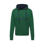 Hoodie med broderet logo