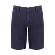 Blå Chino Bermuda Shorts