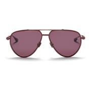 Bordeaux Aviator Solbriller med Studs