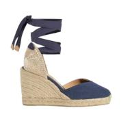 Denim Espadriller med Bomuld