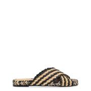 Raffia Sort Tostado Sandal