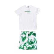 Hvid Logo Front Bermuda Shorts