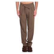 Wool Belt Pants