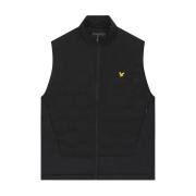 Check Fleece Gilet Jakke