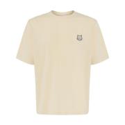 Bold Fox Head Beige Bomuld T-Shirt