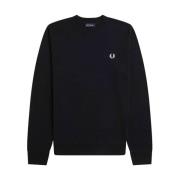 Grafisk Laurel Sweater Sort