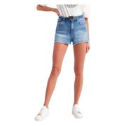 Mørke Denim Shorts til Kvinder