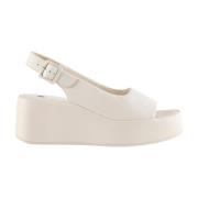 Beige Flade Sandaler Loulou Creme