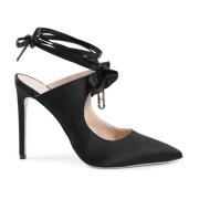 Elegant Satin Mule Hæle