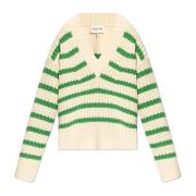 Stribet sweater