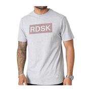 3D Trykt Logo T-shirt - Grå