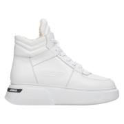 Kvinders Hvide Ruskind High-top Vintersneakers ES8 ER00112332