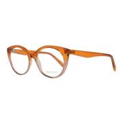 Orange Plastikoptiske Briller til Kvinder