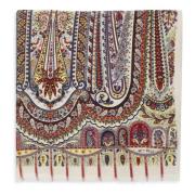 Multifarvet Paisley Silketørklæde Kvinde