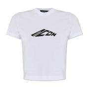 Kort t-shirt med logo