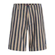 Afslappet pasform Stribede Bermuda Shorts