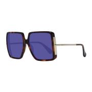 Brun Square Solbriller med UV-beskyttelse