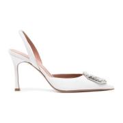 Hvide Læder Stiletto Pumps SS22