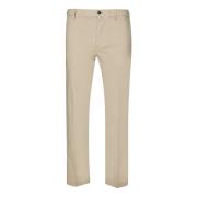 Beige Chino Bukser Faldskærmstof