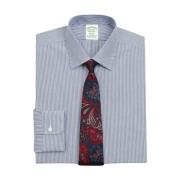 Milano Slim-fit Non-iron Sport Skjorte, Poplin Stræk, Button-Down Krav...