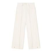 Ecovero Viscose Blend Straight-Leg Pants