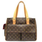 Pre-owned Canvas louis-vuitton-tasker