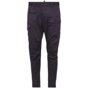 Cargo Skinny Bukser Navy Blå