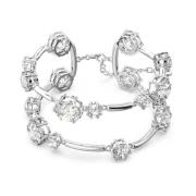 Constella Dobbelt Armring Hvid Rhodium