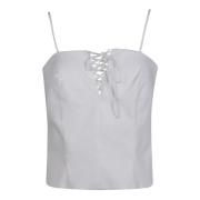 Stilfuld Lace-Up Top