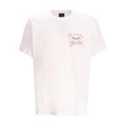 Hvid Bomulds T-shirt og Polo