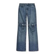 Jeans med dekorative ben